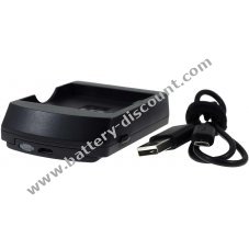 USB charger for battery Olympus type Li90B