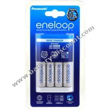 charger Panasonic eneloop BQ-CC18 incl. 4x battery Panasonic eneloop AA 1900mAh