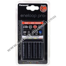 charger Panasonic eneloop BQ-CC16 incl. 4 Stck AA eneloop Pro 2500mAh