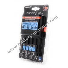 Quick charger Panasonic eneloop pro BQ-CC65 for 1-4 NiMH batteries AAA/AA with LCD-Display