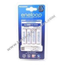 USB charger Panasonic eneloop BQ-CC61USB incl. 4x AA eneloop batteries 1,9Ah & micro USB cable