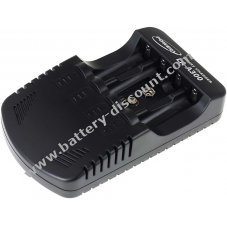 Powery charger LA-A300 for NiCd / NiMH- AA/AAA und 9V block batteries