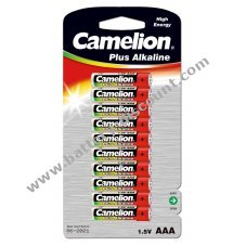 Battery Camelion Micro LR03 MN2400 HR03 Plus Alkaline 10 pack blister