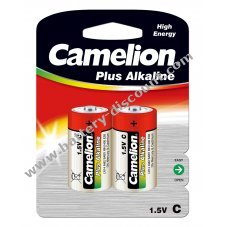 Battery Camelion Plus Alkaline LR14 Baby C Blister of 2