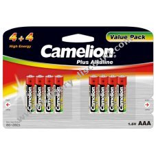 Battery Camelion Micro LR03 AAA Plus Alkaline (4+4) 8 pack