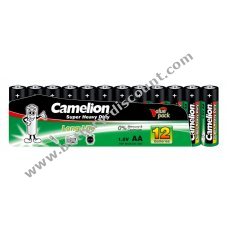 Battery Camelion Super Heavy Duty R6 / Mignon / AA (5 x 12 Shrink)