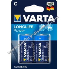battery Varta type LR14 2 pack