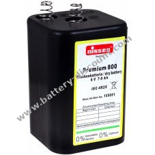 Original Nissen Premium 800 4R25 6V block battery