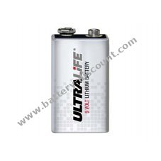 Lithium battery Ultralife type SLM9V 9V-block