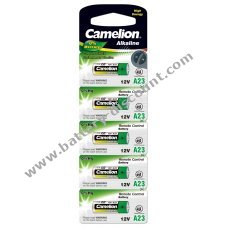 Battery Camelion A23 R23A LR23A MN21 23GA 12,0Volt 5pcs blister