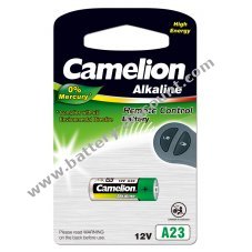 Battery Camelion A23, 23A, 23AE, V23GA for car key, remote control
