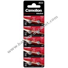 Camelion button cell AG3 10 pack