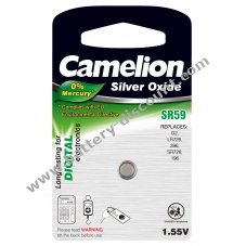 Camelion Battery for clocks SR59/SR59W / G2 / LR726 / 396/196 / SR726 1 pack