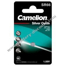 Camelion silver oxide button cell SR66 / SR66w / G4 / LR626 / 377 / SR626 / 177 1 pack