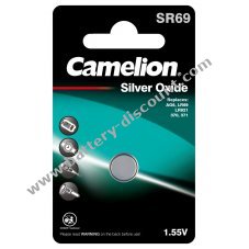 Camelion silver oxide button cell SR69 / SR69W / G6 / LR920 / 371 / 171 / SR920 1 pack
