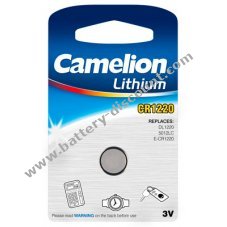 Lithium button cell Camelion CR1220 1-unit blister