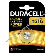 Lithium button cell Duracell CR1616 1-unit blister