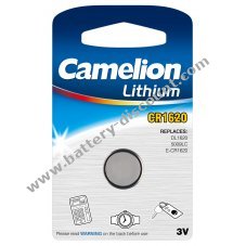 Lithium button cell Camelion CR1620 1-unit blister