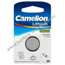 Lithium button cell Camelion CR2320 1-unit blister