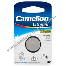 Lithium button cell Camelion CR2430 1 pack