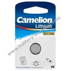 Lithium button cell Camelion CR1632 1er blister