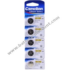 Lithium button cell Camelion CR1632 5pcs blister