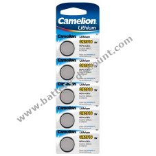 Lithium button Camelion cell CR2016 5pcs blister