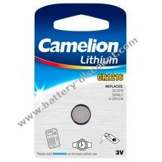Lithium button cell Camelion CR1216 1er blister