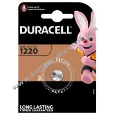 Lithium button Duracell cell DL1220 / CR1220 1er blister