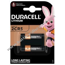Photo battery Duracell M3 type 2CR5 1-unit blister