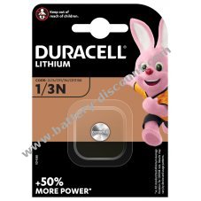 Photo battery Duracell CR1/3N 1-unit blister