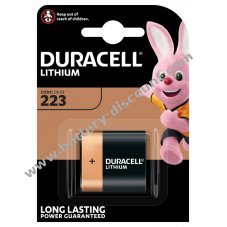 Disposable photo battery Duracell M3 type DL223 blister of 1
