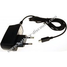 Powery charger/Power supply with Micro-USB 1A for LG IQ