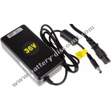 charger / power supply compatible with Pedelec, electric bicycle and EBS batteries with 36V Li-Ion