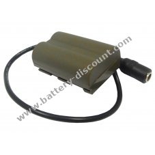 Battery adapter compatible with Canon type 5738A001