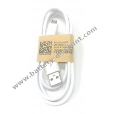 Original Samsung USB charging cable / data cable for Samsung Galaxy S5 / S5 Mini white 1m