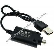 Charger cable, charger for e-cigarette / Shisha type USB-RT-1103-2 with USB