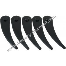 5x Bosch Durablade replacement blades for lawn trimmer ART 26-18 LI, ART 26-18 LI Plus