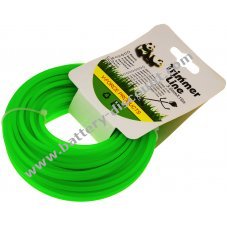 replacememt trimming thread/ mowing thread for Bosch,Makita, Gardena, Husqvarna 3,0mm 15m green
