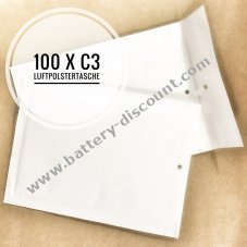 100 x air cushion mailing bags envelopes Size C/3 C3 - white