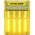 Nitecore Q2 Four-slot charger for Li-Ion batteries e.g. 18650, 14650, 16340 and many more, yellow