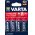 Varta Max Tech Alkaline MN1500 battery 4 pack