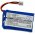 Battery for remote trainer (receiver) Dog collar Dogtra Edge / Edge RT / Type BP-74RE (not original)
