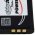 Battery suitable for compact camera Pentax WG-1000 type D-LI96