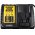 Dewalt battery-powered quick charger / battery-powered charger 10,8-18V DCB115 for all XR slide batteries